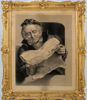 LITOGRAFIER, 1 par, 1800-tal, med bronserade ramar