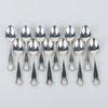 KAFFESKEDAR, 12 st, silver, "Kungsholm", Hallbergs, Stockholm 1950-tal