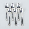 KAFFESKEDAR, 6 st, silver, GAB, Stockholm 1963