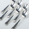 KAFFESKEDAR, 6 st, silver, GAB, Stockholm 1963