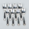 DESSERTSKEDDAR, 8 st, silver, "Disa", MEMA och MGAB, 1961 och 1990