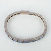 ARMBAND, silver, med blå safirer, 1900-talets första hälft