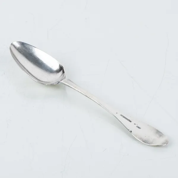 AUGUST WILHELM AHNSTRÖM, matsked, silver, Växjö 1858