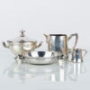 SAMLING NYSILVERFÖREMÅL, 4 del, bla Art Krupp Berndorf och Gense, 1900-talets första hälft