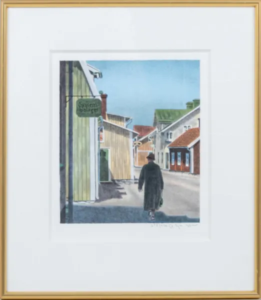 REINHOLD LJUNGGREN (1920-2006), färglitografi, signerad och numrerad 398/400