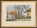REINHOLD LJUNGREN (1920-2006), färglitografi, signerad