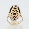 RING, 14k guld och silver, med rubiner, 1800-/1900-tal