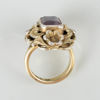 RING, förgyllt silver, med ametist, tidigt 1900-tal