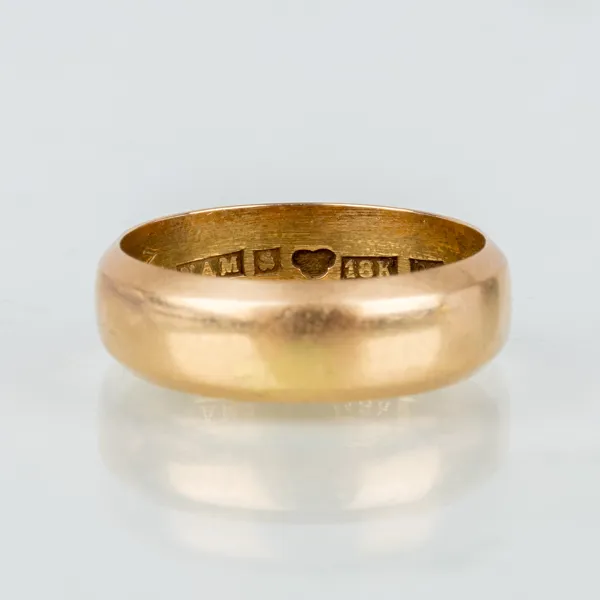 RING, 18k guld, svenska stämplar NAM, otydlig årsstämpel