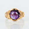 RING, 18k guld, med ametist, Stockholm 1955
