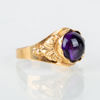 RING, 18k guld, med ametist, Stockholm 1955