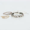 SAMLING SILVERSMYCKEN, 4 del, bla armband 1900-talets mitt