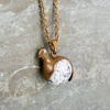 KIMMO VIRKKUNEN, collier med hänge "Töyri", brons, Kalevala Koru