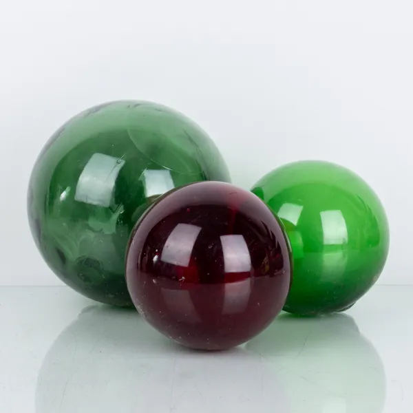 FLÖTEN, 3 st, glas, 1900-tal