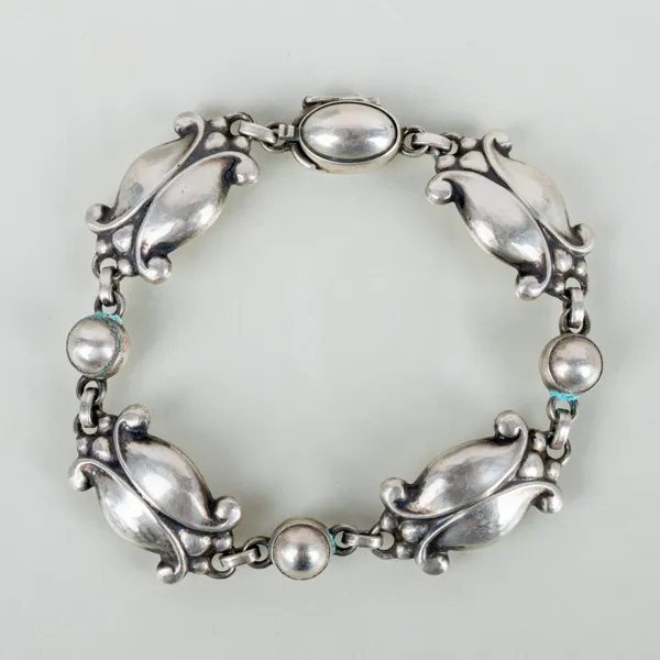 ARMBAND, silver, Georg Jensen, Danmark, 1900-talets mitt