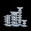 TIMO SARPANEVA, 6 st, ljusstakar, glas, "Festivo", Iittala, Finland