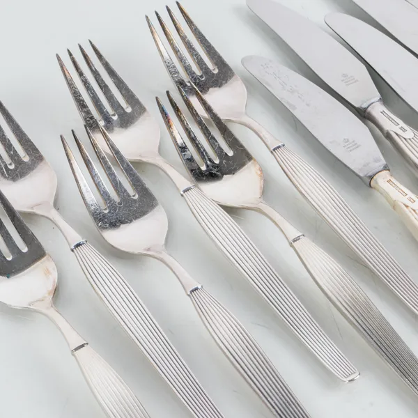 BESTICK, 19 del, nysilver, Frigast, Danmark, 1900-talets andra hälft