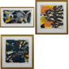 OLLE BONNIER (1925-2016), 3 st, färglitografier, triptyk, signerade, numrerad HC XXXII/XL samt daterade -64