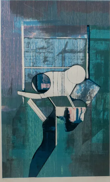 ANDERS ÖSTERLIN (1926-2011), serigrafi, signerad och numrerad 76/120