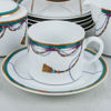 KAFFESERVIS, 14 del, porslin, Royal Porcelain Thailand