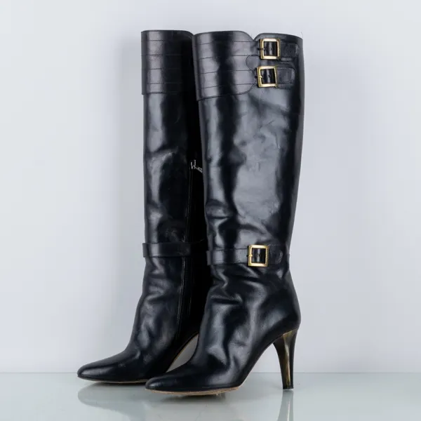 JIMMY CHOO, 1 par stövlar, läder, storlek 37