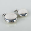 FICKUR, 2 st, silver, sk spindelur, 1800-tal