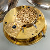 FICKUR, 2 st, silver, sk spindelur, 1800-tal