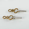 FICKUR, 2 st, silver, sk spindelur, 1800-tal