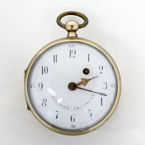 FICKUR, spindelur, silver, Bourquin Le Jeune, 1700-/1800-tal