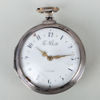 FICKUR, spindelur, silver, Th Whitt London, 1700-/1800-tal