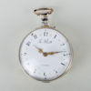 FICKUR, spindelur, silver, Th Whitt London, 1700-/1800-tal