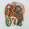 COLLIER, 9 st, bla malakit, 1900-talets mitt