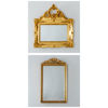 SPEGLAR, 2 st, bronserade, bla 1800-tal
