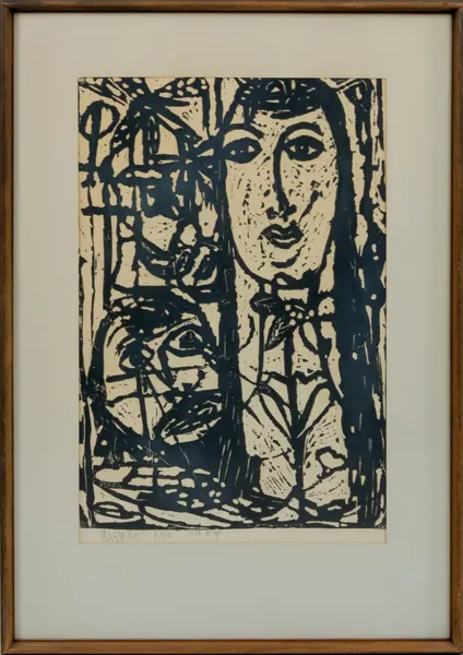SIXTEN HAAGE (1926-2021), träsnitt, signerad och numerad 8/100
