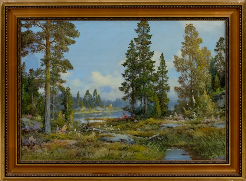 TORVALD RYGAARD (1871-1939), olja på duk, signerad och otydligt daterad 1931