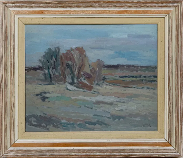 BIRGER STRÅÅT (1914-2008), olja på pannå, signerad och daterad -48