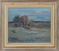 BIRGER STRÅÅT (1914-2008), olja på pannå, signerad och daterad -48
