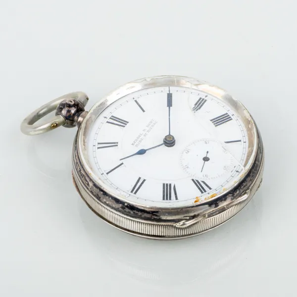FICKUR, spindelur, silver, Kendall & Dent made at Rienne, 1800-tal