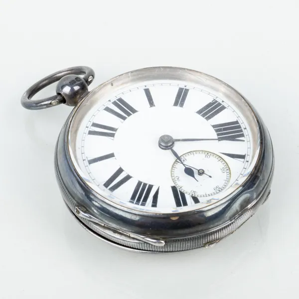 FICKUR, spindelur, silver, 1800-tal
