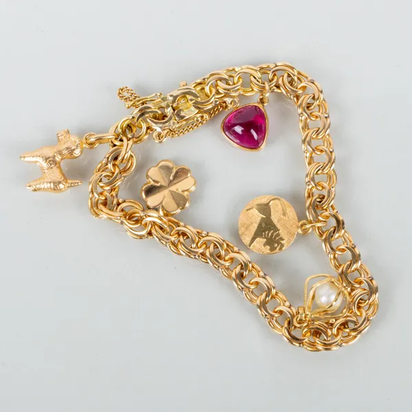 ARMBAND, 18k guld, svenska stämplar EVJ 1966