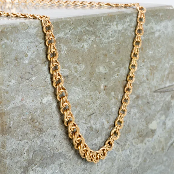 COLLIER, 18k guld, svenska stämplar SSA Stockholm 1972