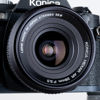 KAMERA, med 4 objektiv samt blixt, Konica FS-1, 1900-talets andra hälft