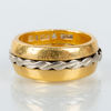 RING, 23k guld, otydliga svenska stämplar 1923