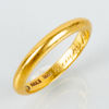 RING 23k guld, otydliga svenska stämplar 