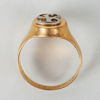 KLACKRING, 18k guld, svenska stämplar 1955