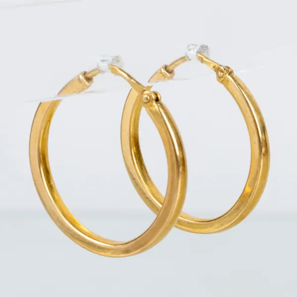 ÖRHÄNGEN, 1 par, 18k guld, creoler