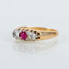 RING, 18k guld, Göteborg, 1900-talets mitt