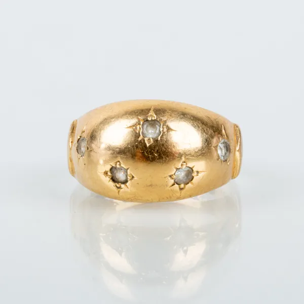 RING, 18k guld, svenska stämplar GVH Stockholm