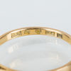 RING, 18k guld, med briljantslipad diamant, svenska stämplar ÖRN och otydlig årsstämpel