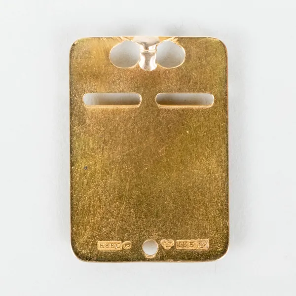 HÄNGE, 18k guld, id-bricka